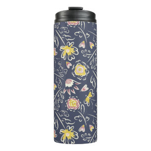 Floral Whirlwind Thermosbecher