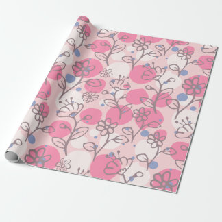 Floral Whispers: ZazzleWrapMagic Exklusive Wraps Geschenkpapier