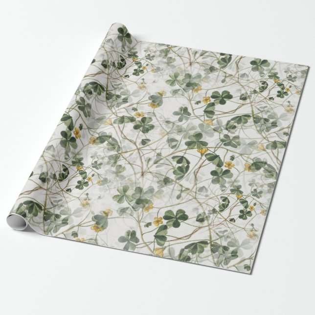 Floral Whispers: ZazzleWrapMagic Exklusive Wraps Geschenkpapier (Ungerollt)