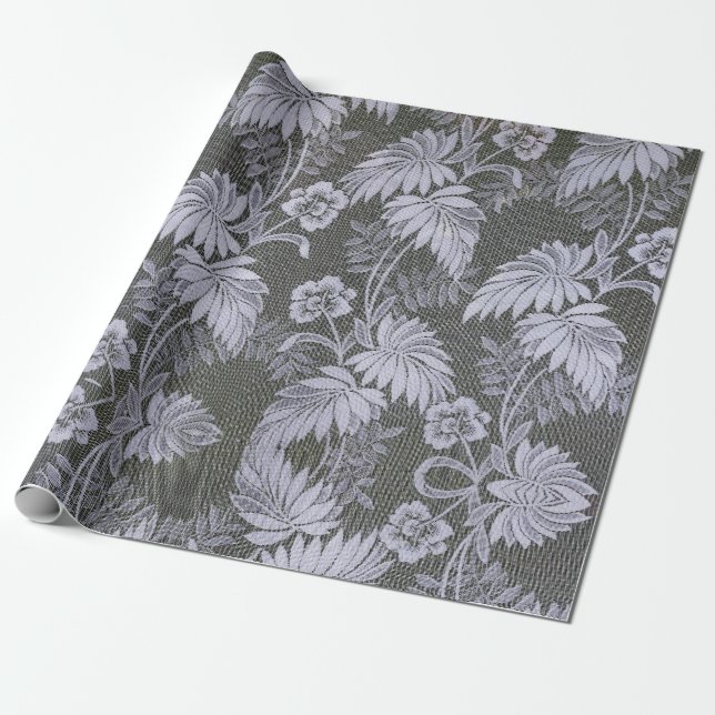 Floral Whispers: ZazzleWrapMagic Exklusive Wraps Geschenkpapier (Ungerollt)