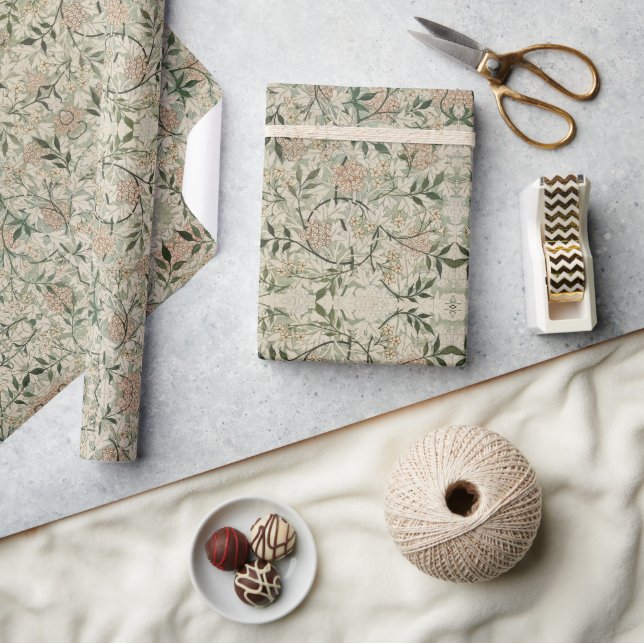 Floral William Morris Medway Pattern. Geschenkpapier (Kunsthandwerk)