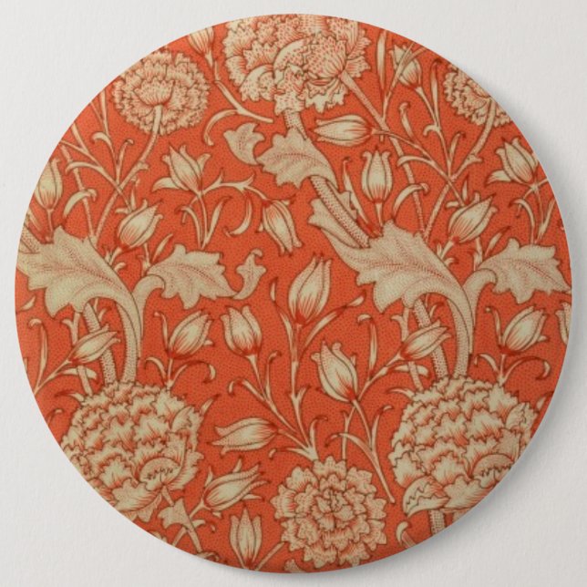 Floral William Morris Pattern Buttons (Vorderseite)