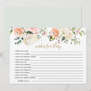 Floral Wives for Baby shower Game Invitation