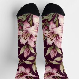 Floral Women's Socks Socken