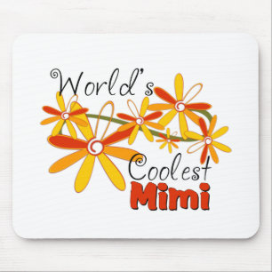 Floral World's Coolest Mimi Mousepad