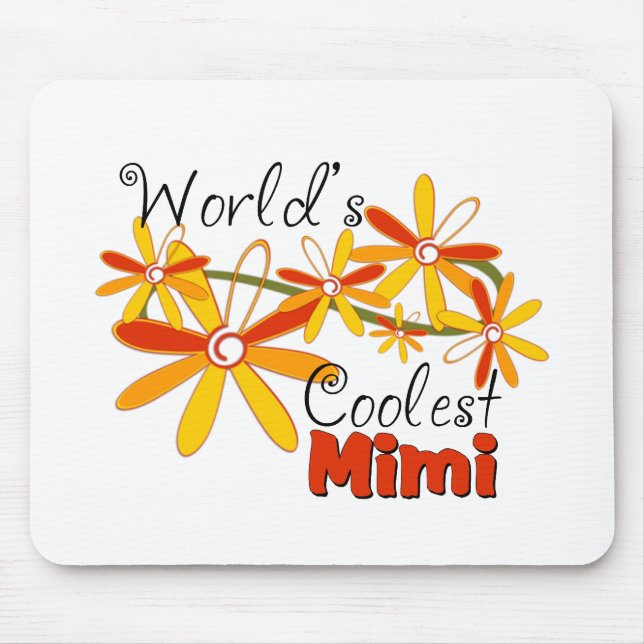 Floral World's Coolest Mimi Mousepad (Vorne)