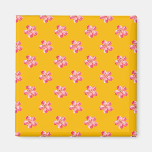 Floral Wrap Dress Magnet (Vorne)