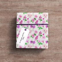 Floral Wrapping Paper - Papel de regalo con flores