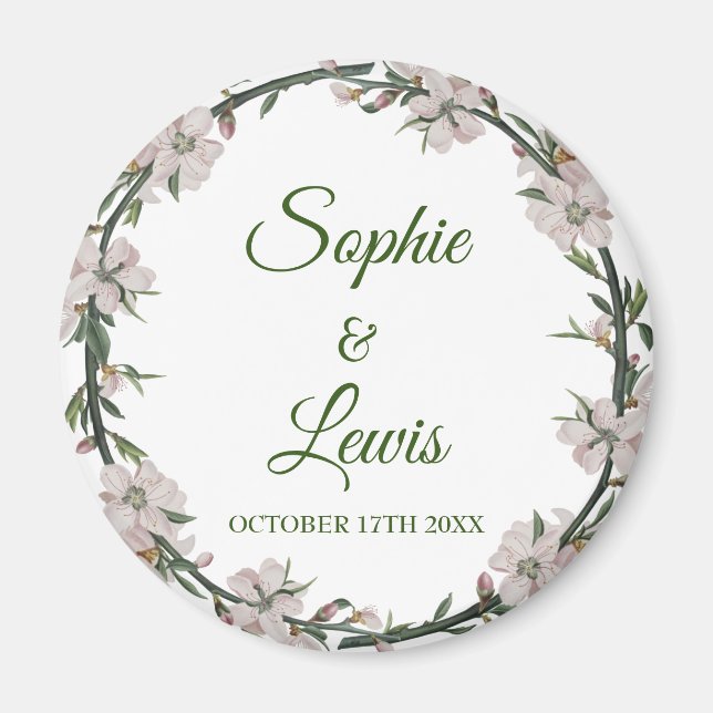 Floral Wreath Magnet (Vorne)