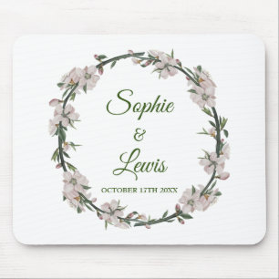 Floral Wreath Mousepad