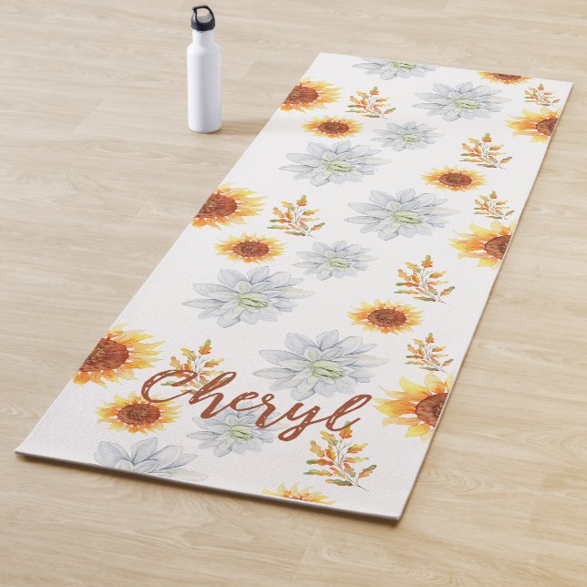 floral yogamatte (Beispiel)