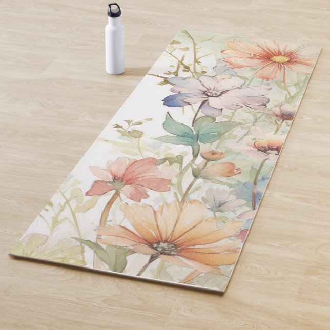 floral yogamatte (Beispiel)