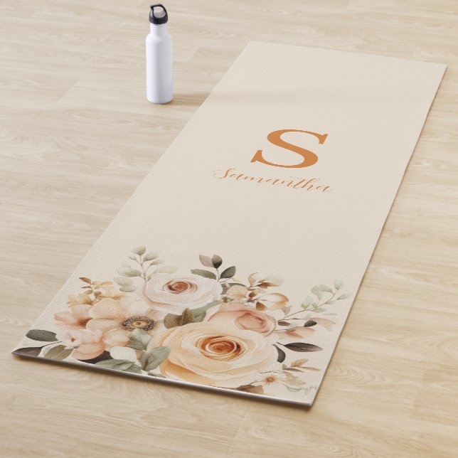 Floral Yogamatte (Beispiel)