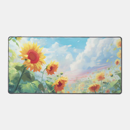 Floral Zen Schreibtischunterlage
