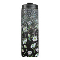 *~* Florale Anemone Silber Glitter Mädchenhaft