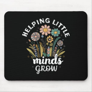 Florale Ästhetik hilft kleinen Köpfen wachsen Lehr Mousepad