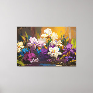 *~* Florale Blumen Kunst TV2 Stretch Leinwanddruck