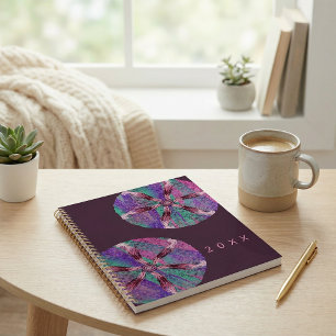 Florale botanische abstrakte Illustrations-Planeri Planer