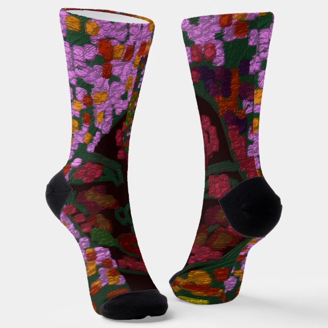 Florale Braut Socken (Gewinkelt)