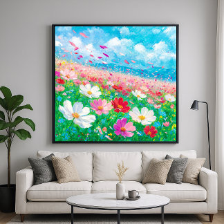 Florale Brise - Malstil Kunst Poster