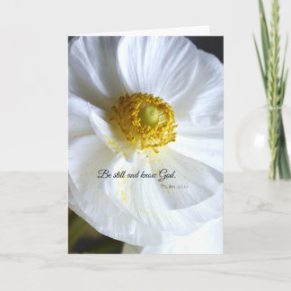 Florale christliche Grußkarte, 5x7 Karte