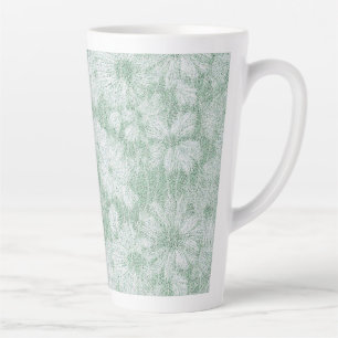 Florale Daisy samtiges Mintgrün Milchtasse