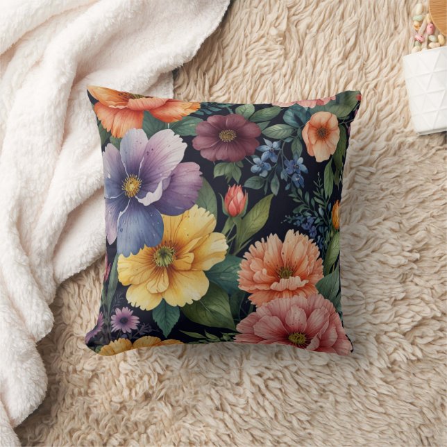 🌸 florale Elegance wirbelkissen 🌸 Kissen (Decke)