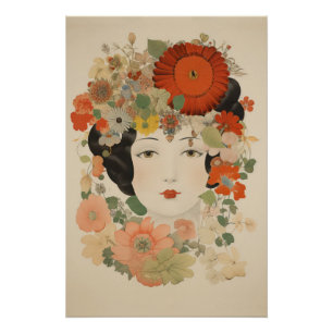 Florale Eleganz Poster
