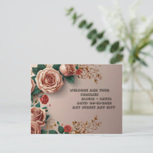 Florale Eleganz Postkarte