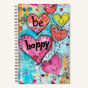 *~* Florale Fantasie Whimsische Glückliche AN1 Fa Notizbuch