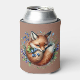 Florale Fuchs Botanische Waldkunst Dosenkühler