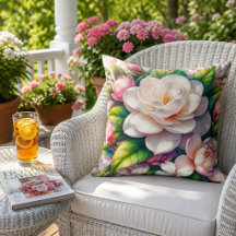 Florale Gardenie blüht mit Grünpflanzen-Gartenblum