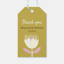 Florale Gastgeschenk Hochzeit Geschenkanhänger
