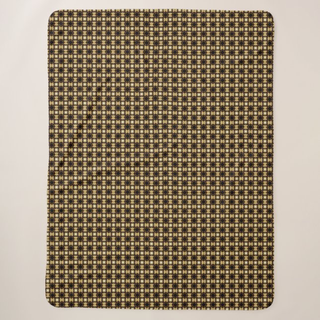 Florale Illusion neutral Sherpadecke (Vorderseite)