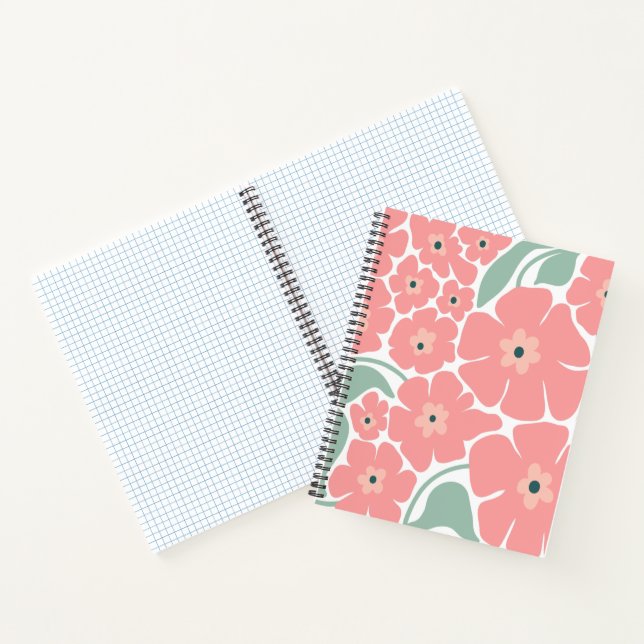 Florale Illustration Notizbuch (Innenseite)