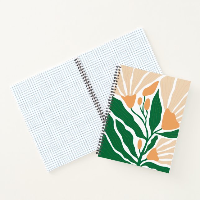 Florale Illustration Notizbuch (Innenseite)