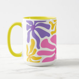 Florale Illustration Tasse