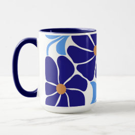 Florale Illustration Tasse