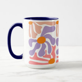 Florale Illustration Tasse