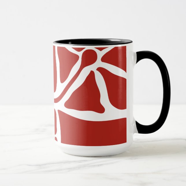 Florale Illustration Tasse (Rechts)