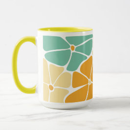 Florale Illustration Tasse