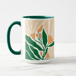 Florale Illustration Tasse