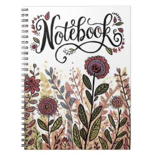 florale Inspiration: Eine wunderschöne Blume Notizblock