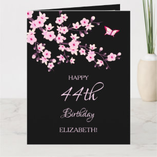 Florale Kirschblüten Alles Gute zum Geburtstag Karte
