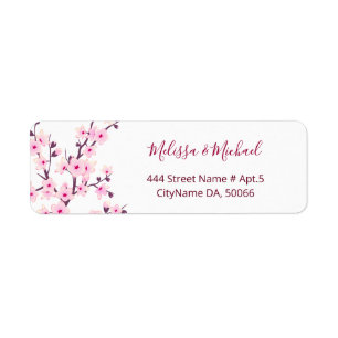 Florale Kirschblüten Rosa Weiß Hochzeit