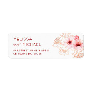 Florale Kirschblüten Rosa Weiß Hochzeit