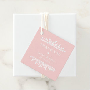 Florale Klammern EDITABLE FARBE Gastgeschenk Hochz Geschenkanhänger