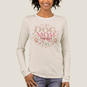Florale Kokette in meiner Dog Mom Ära Tri-Blend Shirt