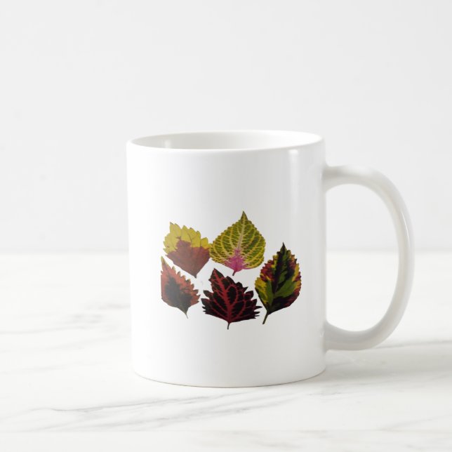 florale Kunstblätter Kaffeetasse (Rechts)