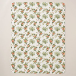 Florale-Kuscheldecke – Sanfte Herbstblume Sherpadecke